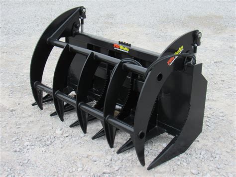 best skid steer root rake|60 inch root rake grapple.